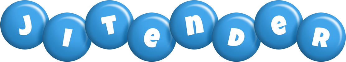 Jitender candy-blue logo