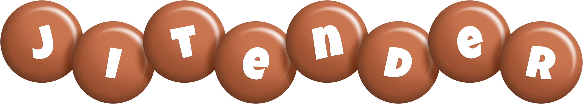 Jitender candy-brown logo