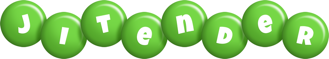 Jitender candy-green logo