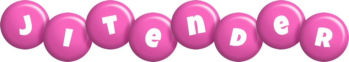 Jitender candy-pink logo