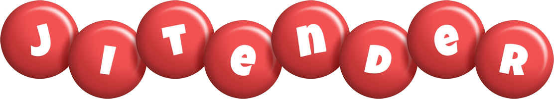 Jitender candy-red logo