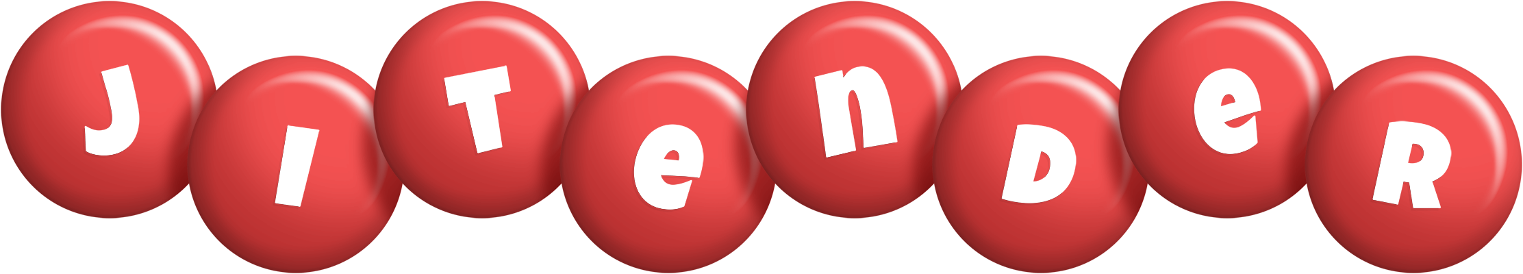 Jitender candy-red logo