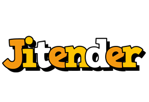 Jitender cartoon logo