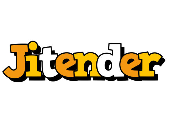 Jitender cartoon logo