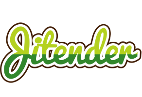 Jitender golfing logo