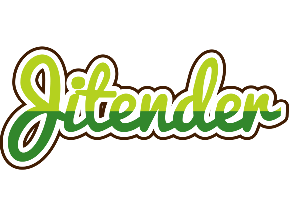 Jitender golfing logo