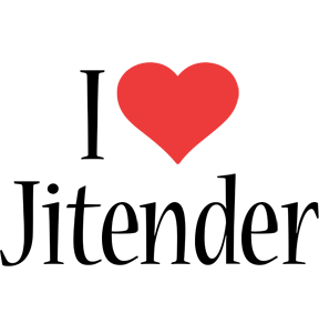 Jitender i-love logo