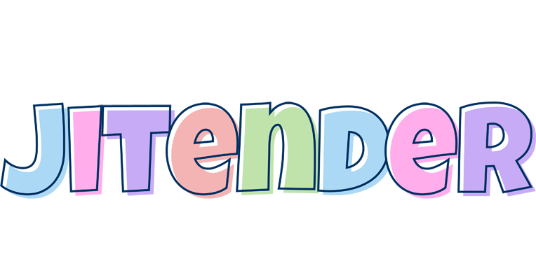 Jitender pastel logo