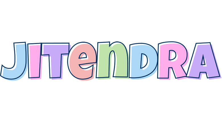 Jitendra pastel logo