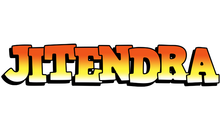 Jitendra sunset logo