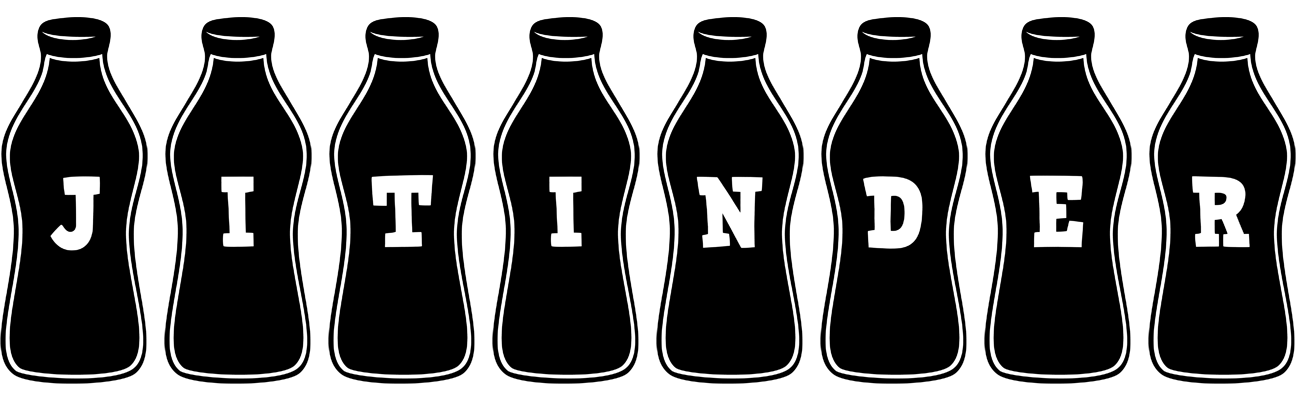 Jitinder bottle logo