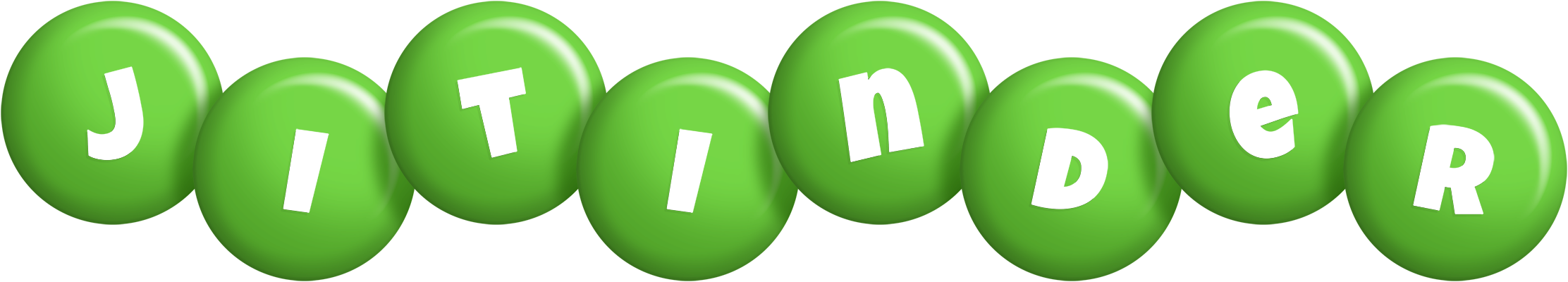 Jitinder candy-green logo