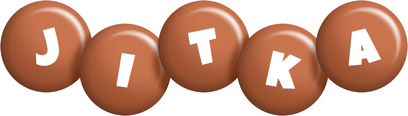 Jitka candy-brown logo