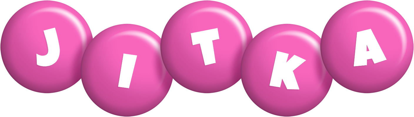 Jitka candy-pink logo