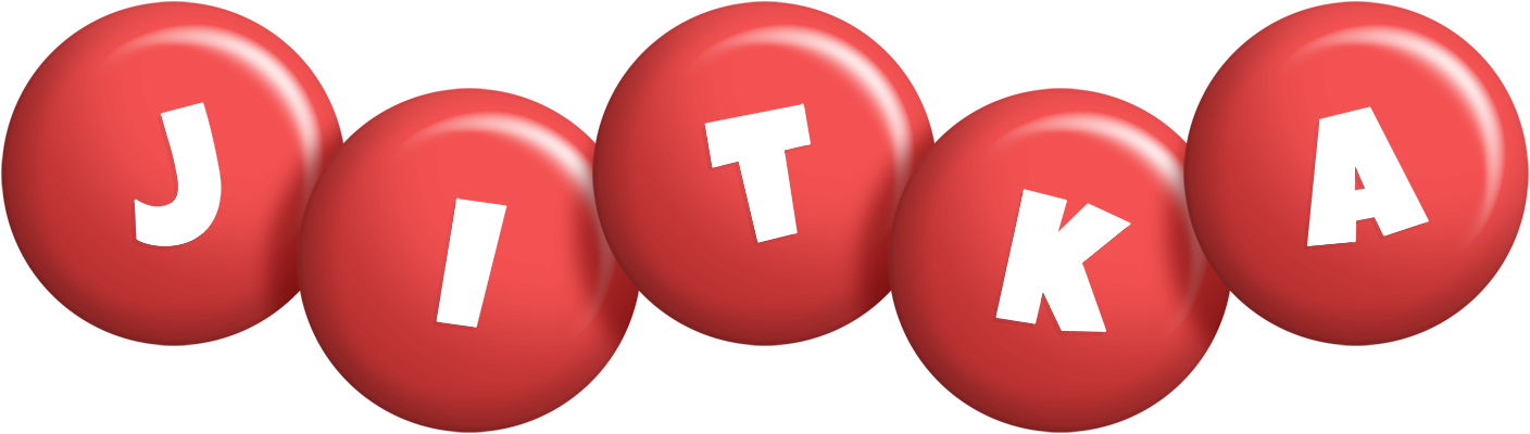 Jitka candy-red logo