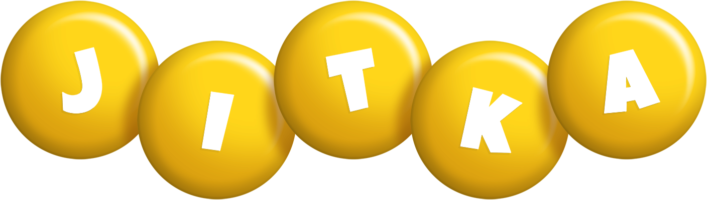 Jitka candy-yellow logo