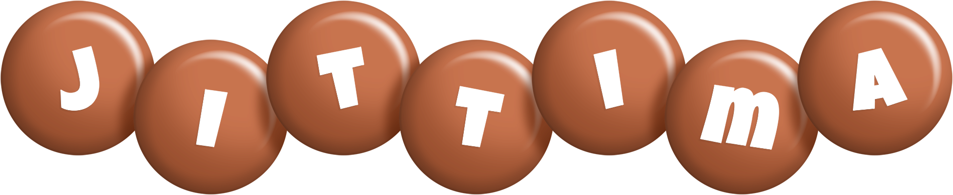 Jittima candy-brown logo