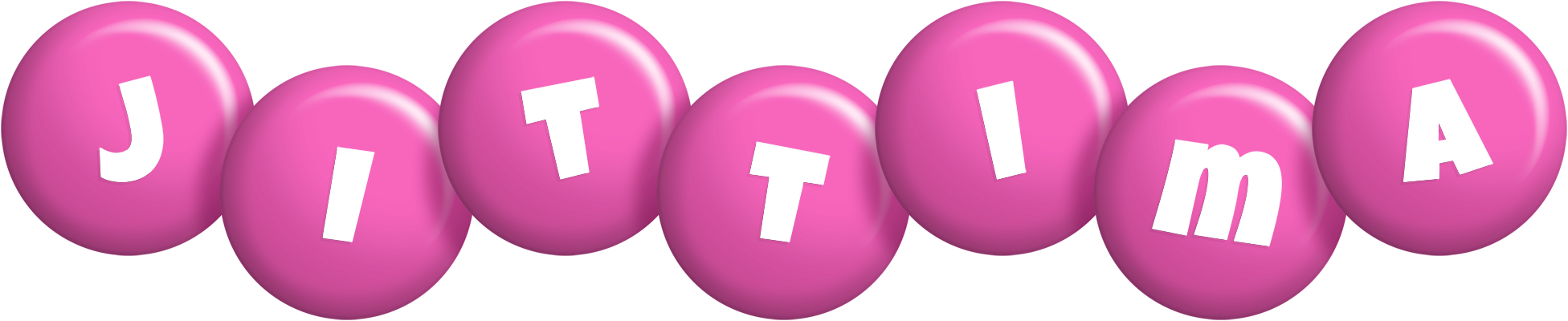 Jittima candy-pink logo
