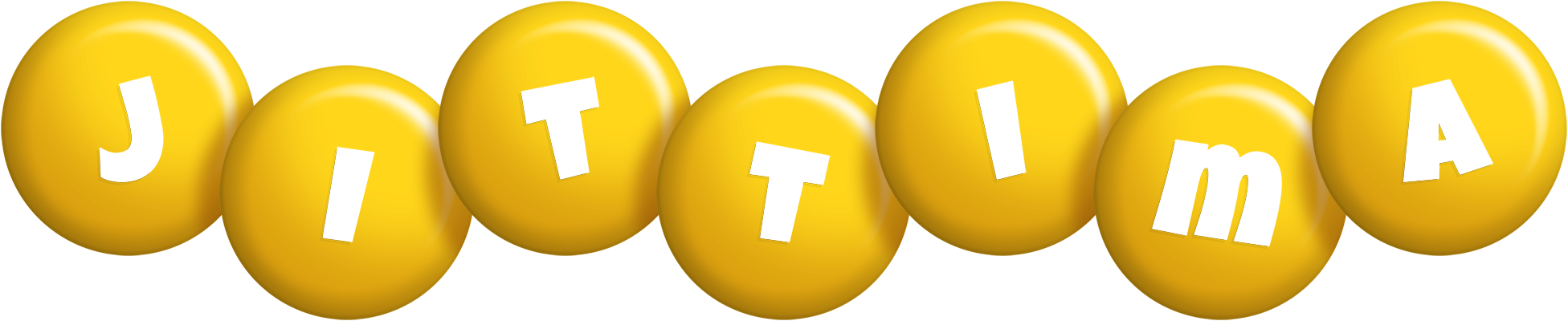 Jittima candy-yellow logo