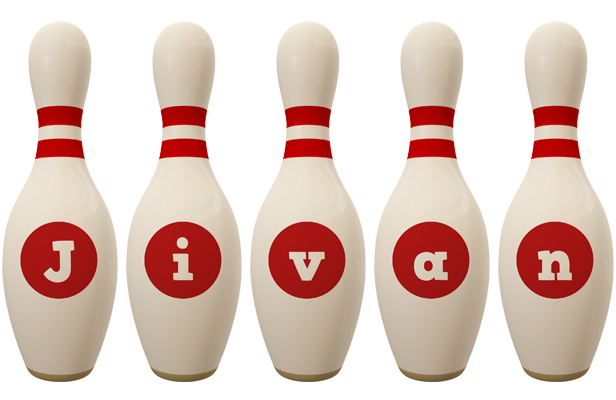Jivan bowling-pin logo