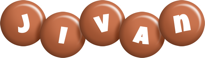 Jivan candy-brown logo