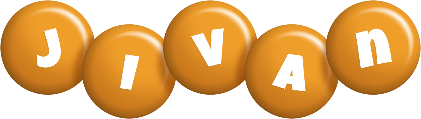 Jivan candy-orange logo