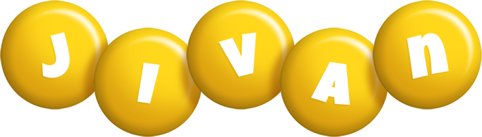 Jivan candy-yellow logo