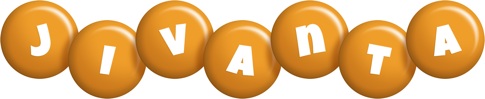 Jivanta candy-orange logo