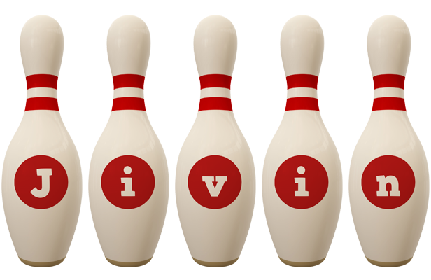 Jivin bowling-pin logo