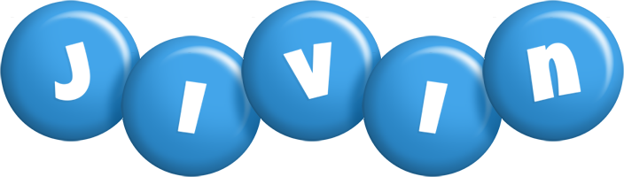 Jivin candy-blue logo