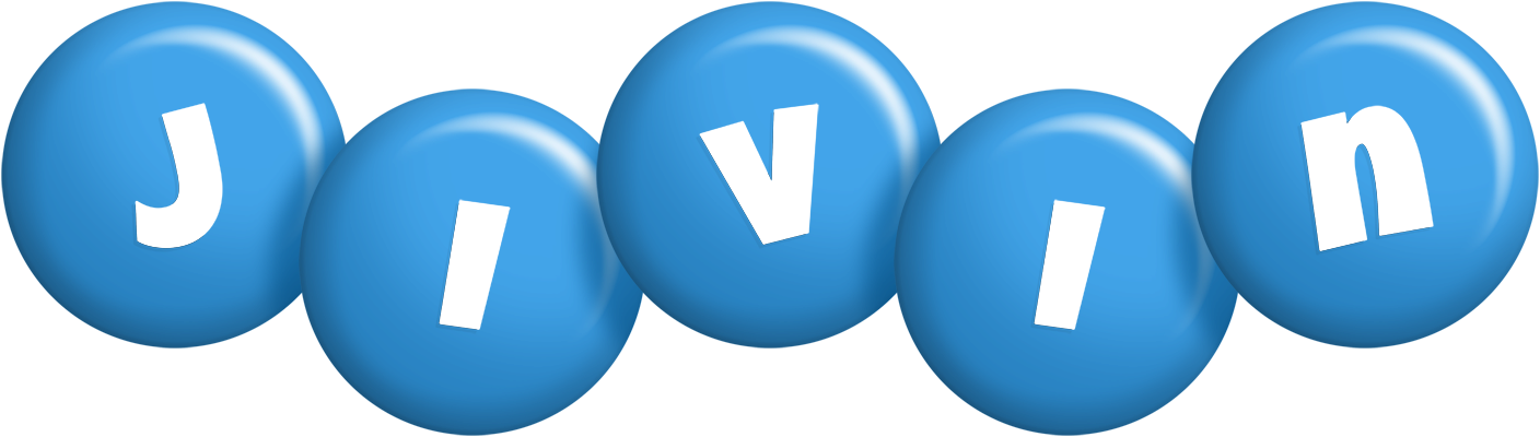 Jivin candy-blue logo