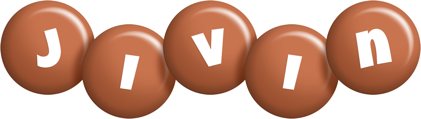 Jivin candy-brown logo