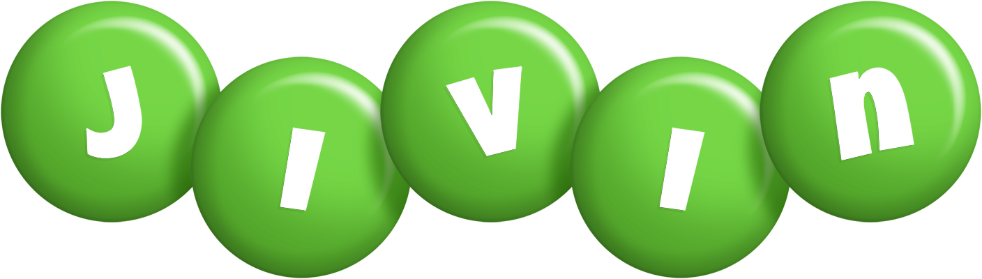 Jivin candy-green logo