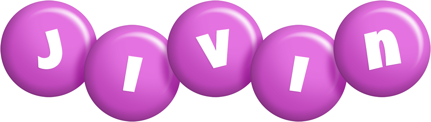 Jivin candy-purple logo