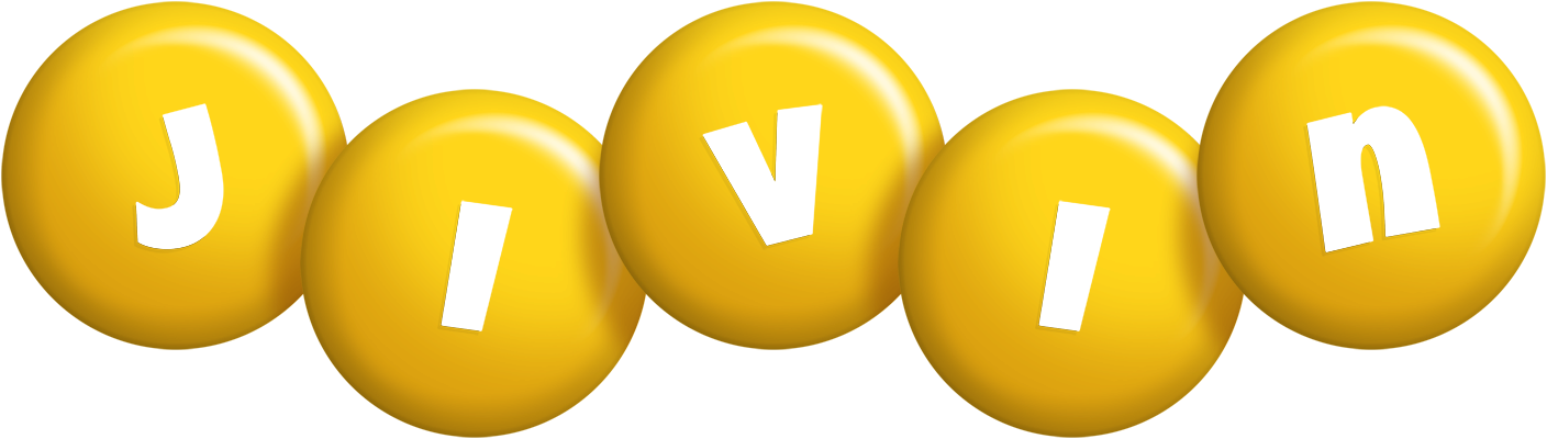 Jivin candy-yellow logo