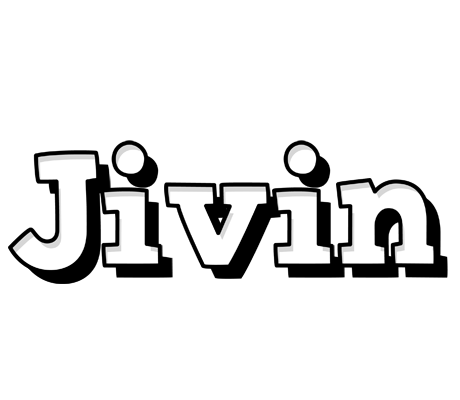 Jivin snowing logo