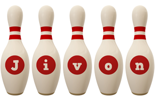 Jivon bowling-pin logo