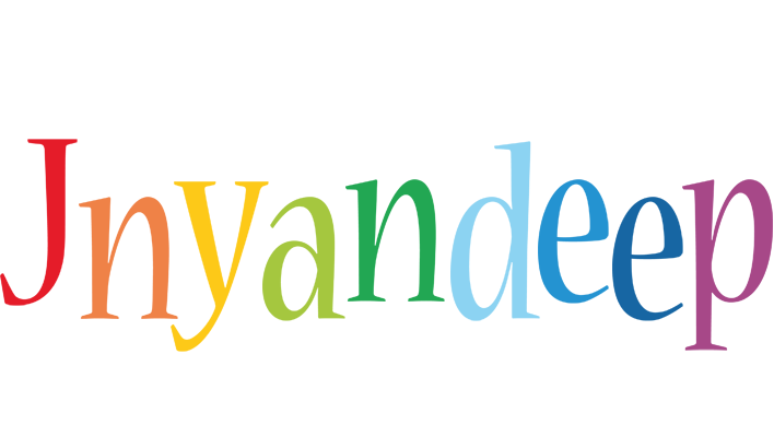 Jnyandeep birthday logo