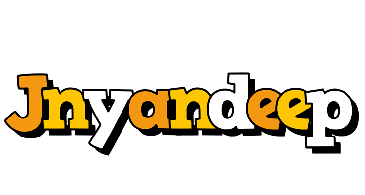 Jnyandeep cartoon logo