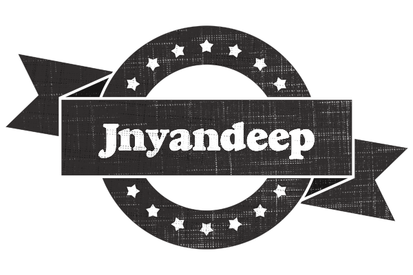 Jnyandeep grunge logo