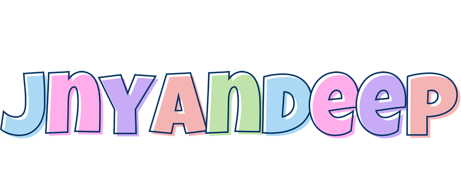 Jnyandeep pastel logo