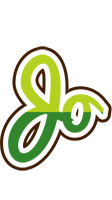 Jo golfing logo