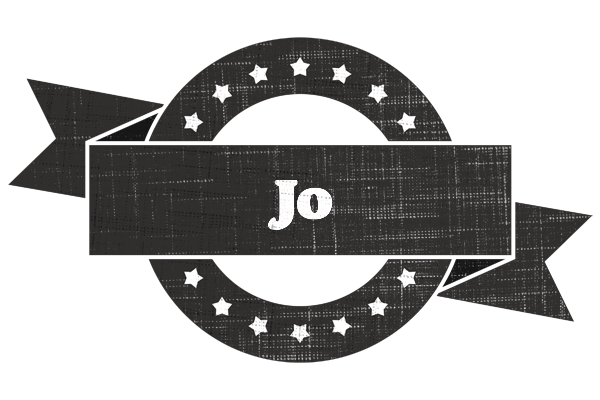 Jo grunge logo