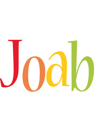 Joab birthday logo