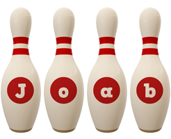 Joab bowling-pin logo