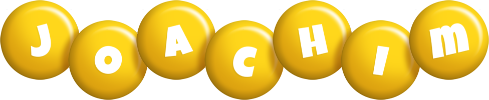 Joachim candy-yellow logo