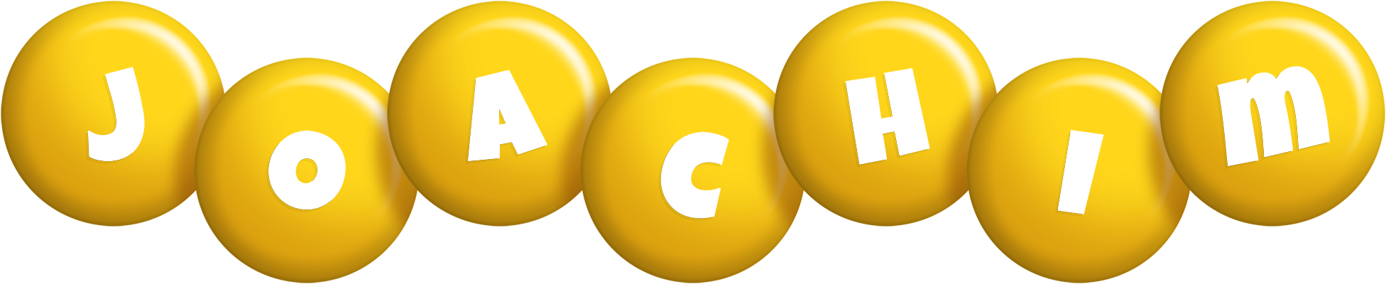 Joachim candy-yellow logo