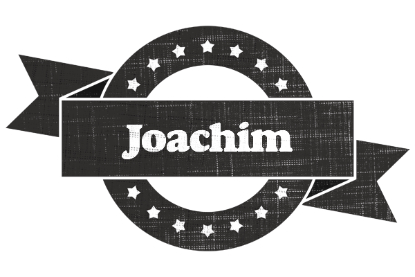 Joachim grunge logo