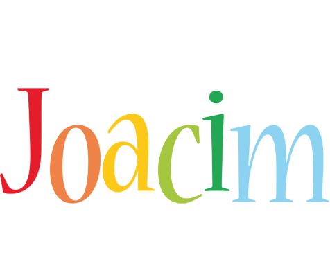 Joacim birthday logo