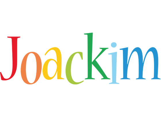 Joackim birthday logo